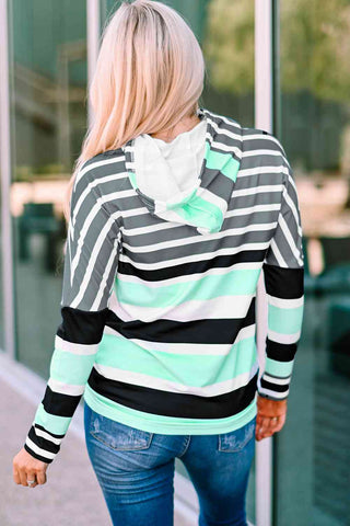 Striped Detail Hoodie